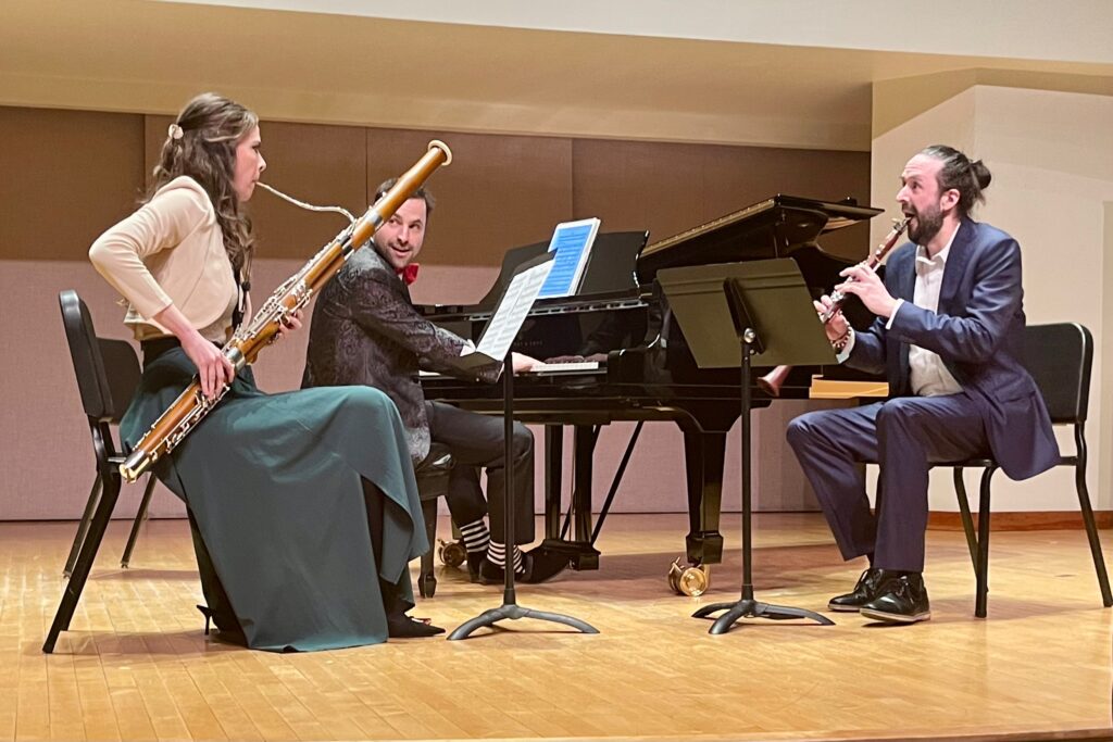 Dominic Desautels, clarinet and Jean-Philippe Sylvestre, piano, with guest Zsófia Stefán, bassoon