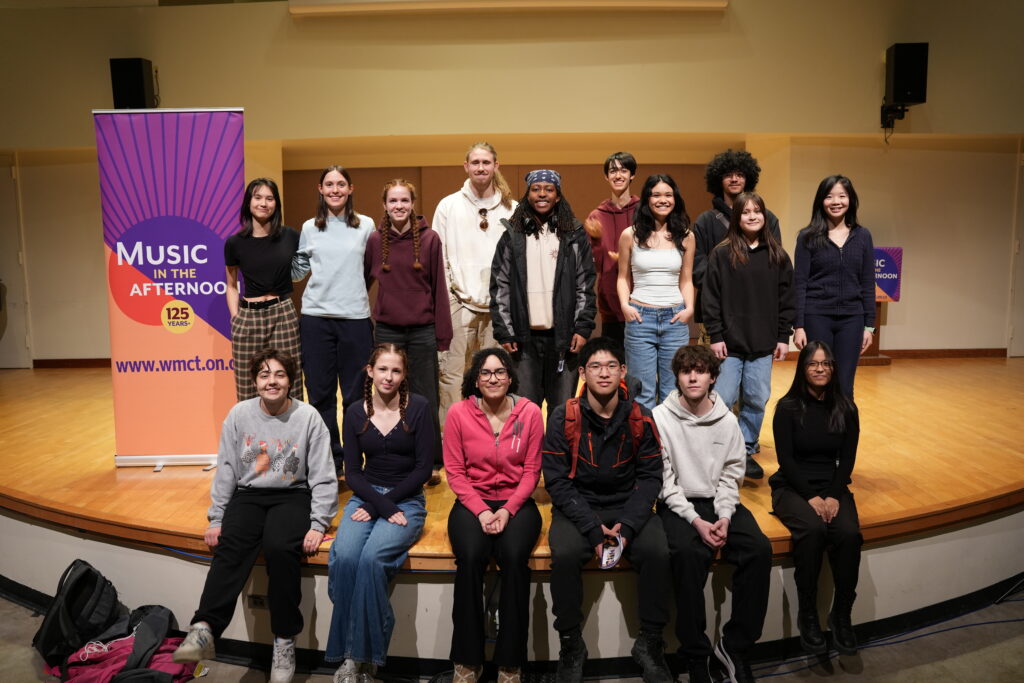 Students from Etobicoke School of the Arts