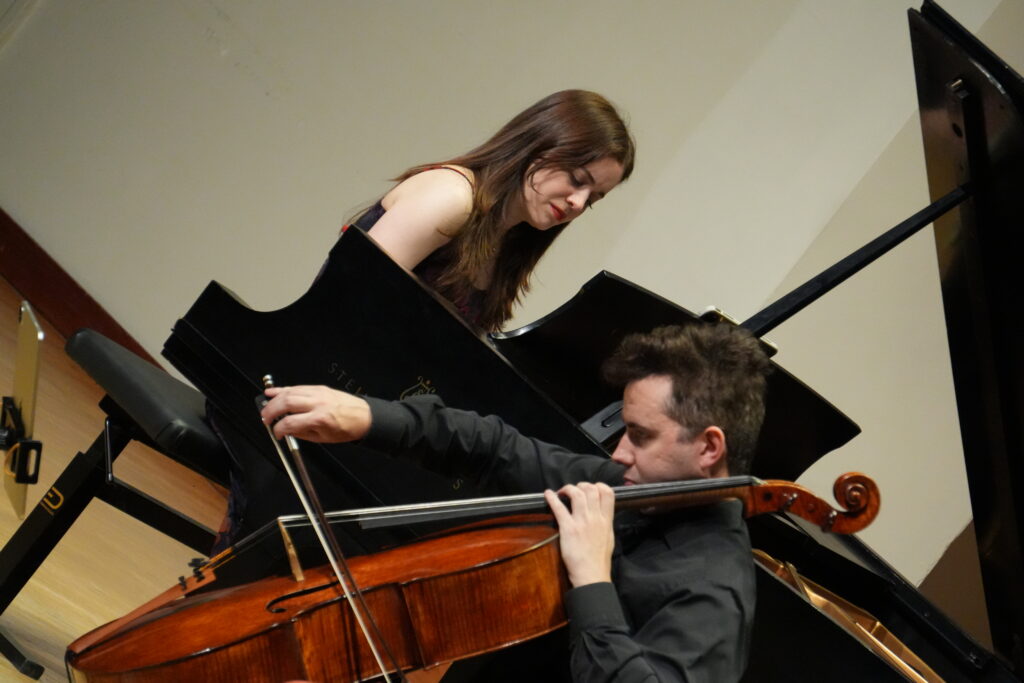 Chloe and Stephane in action